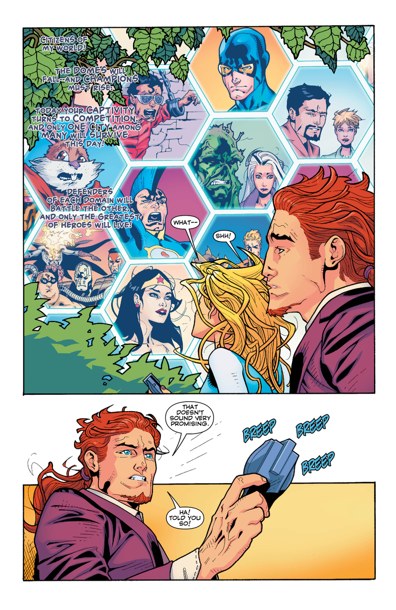 Illustration for article titled Exclusive DC preview: Convergence gets irreverent with Supergirl: Matrix